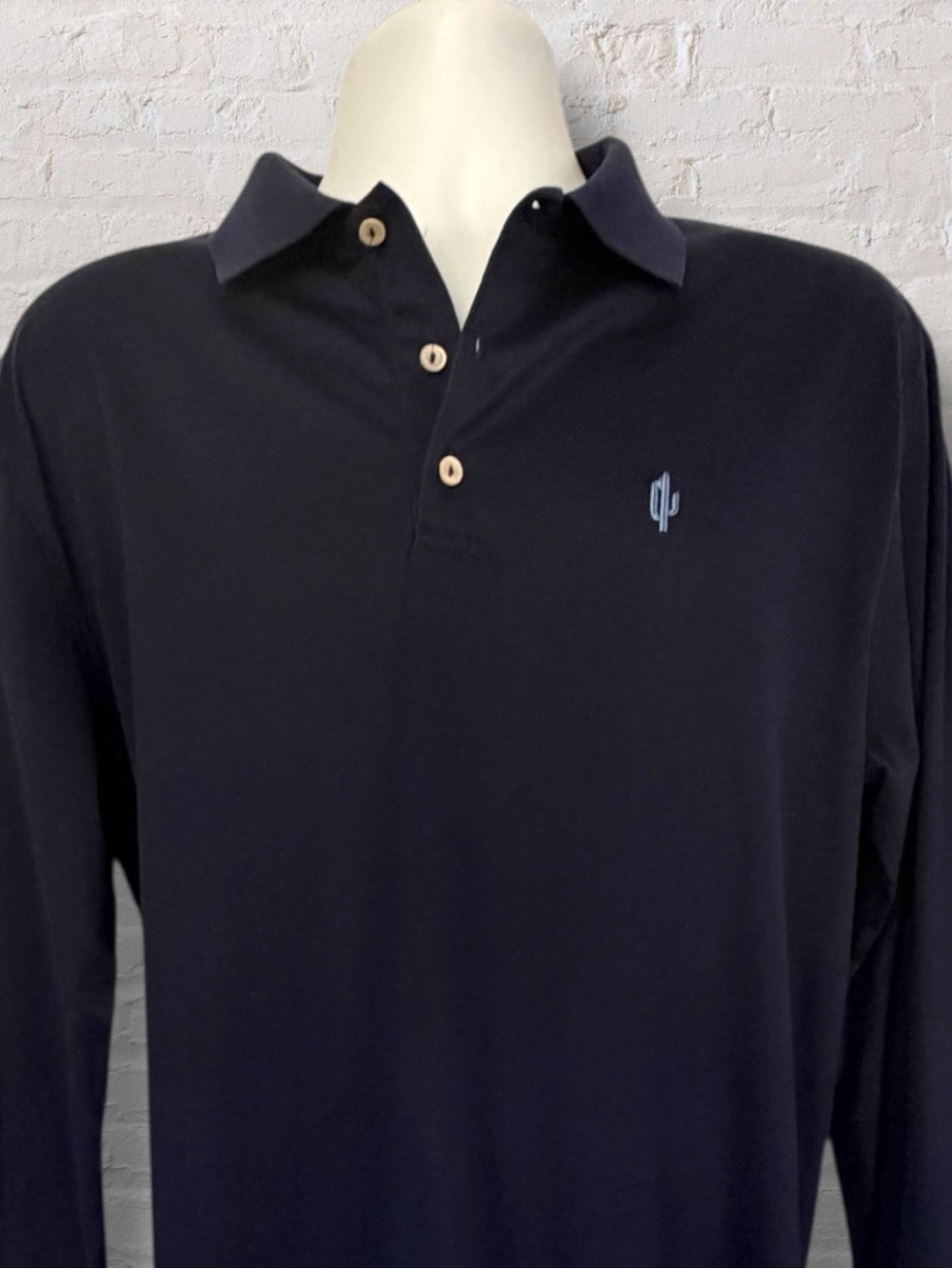 Peter Millar Men’s L Paradise Valley Country Club PVCC Navy Long Sleeve Polo - Picture 5 of 10